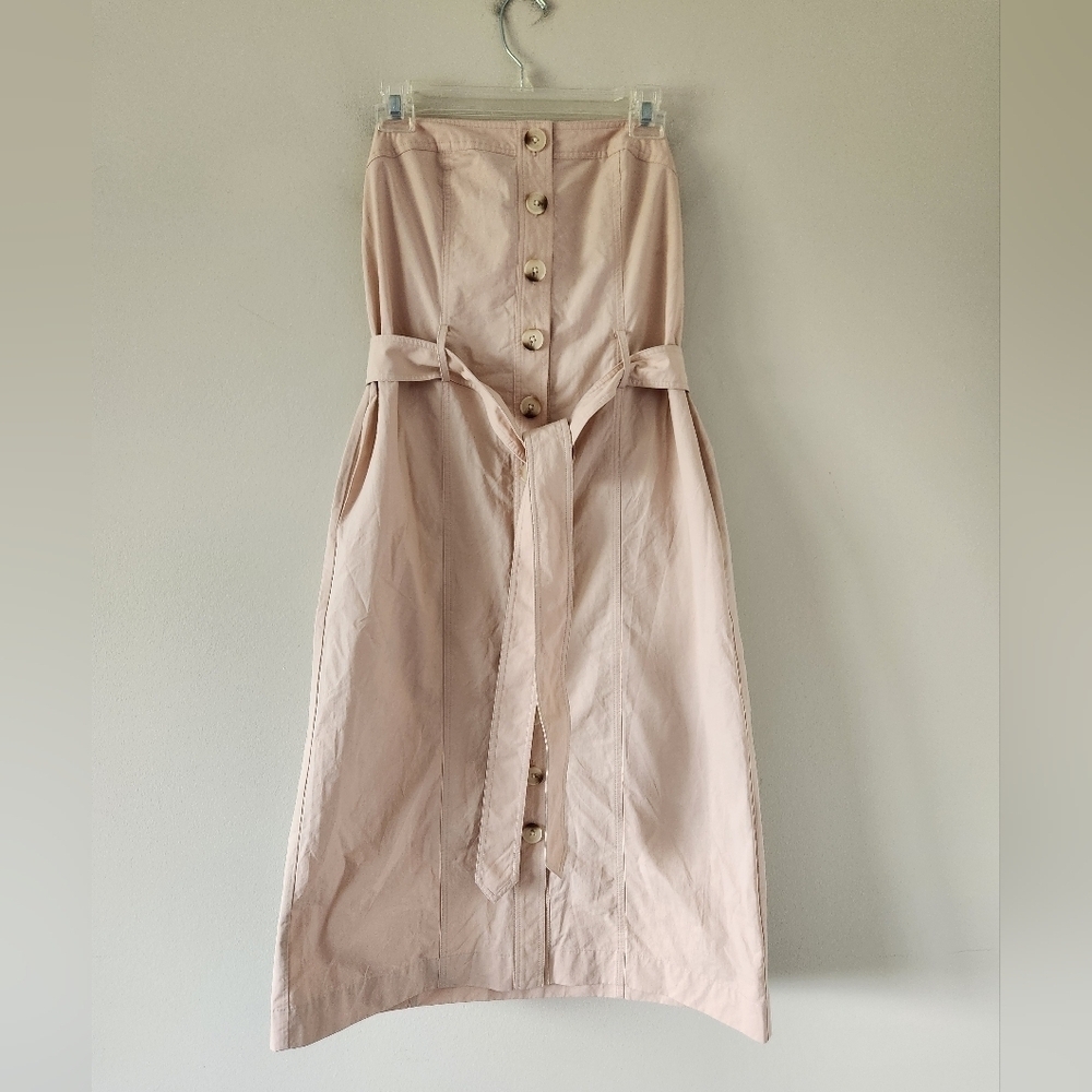 L'ACADEMIE | The Isabelle Dress Strapless Blush Pink Sz Small - Picture 2 of 6